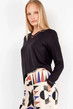 Pantalón largo motivos geométricos