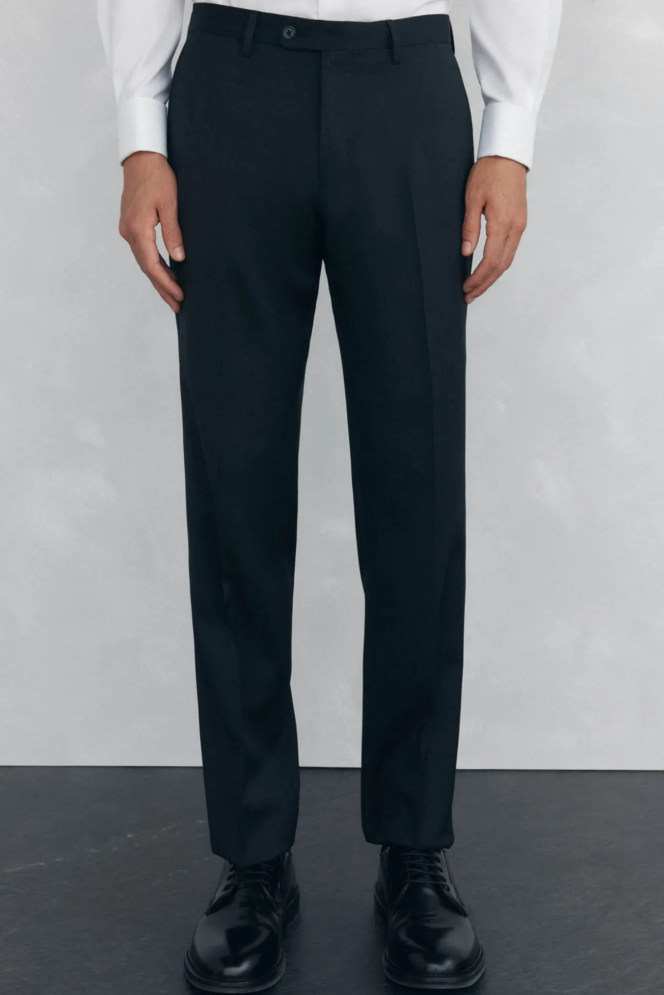 Pantalón liso tailored bi-stretch