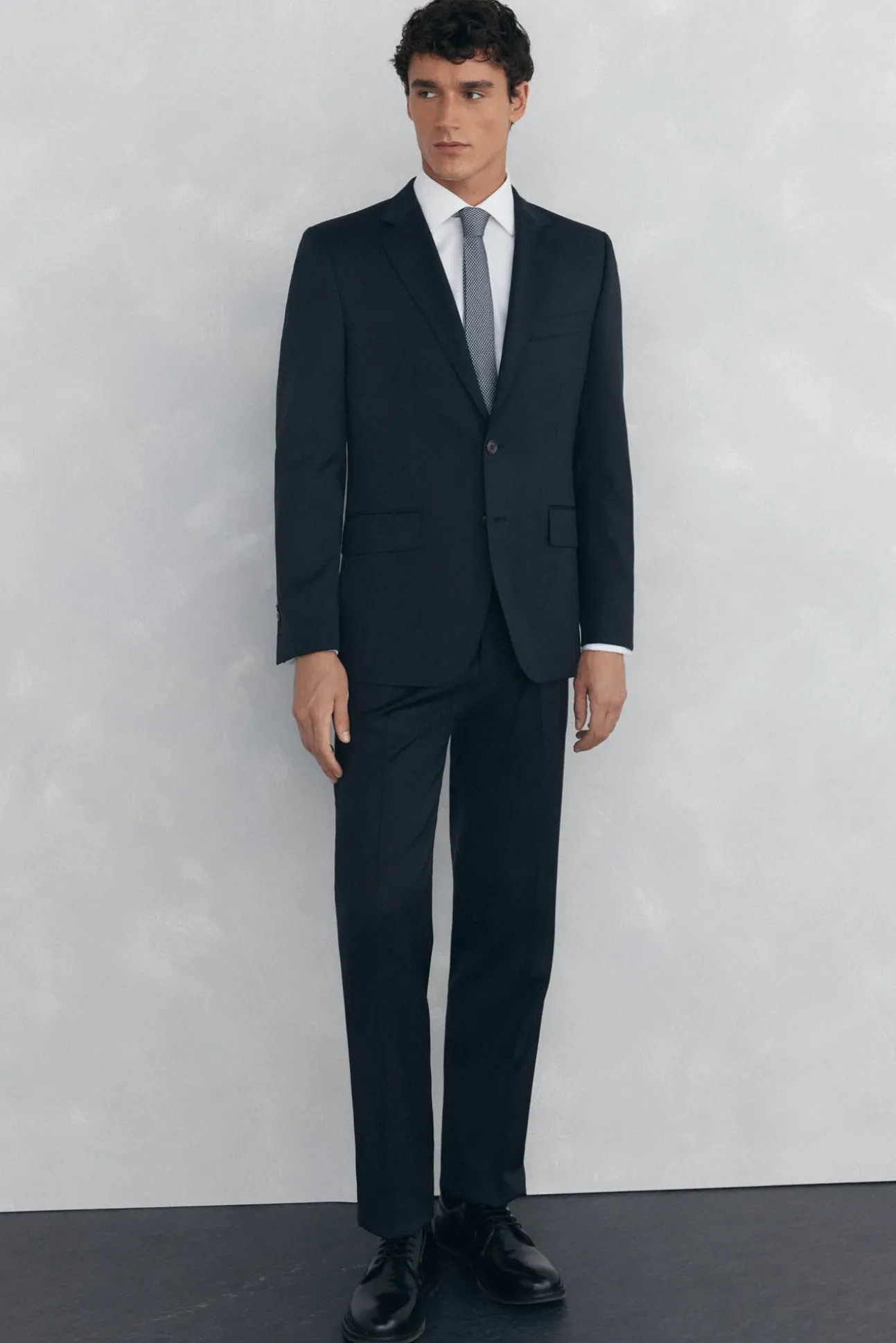 Pantalón liso tailored bi-stretch