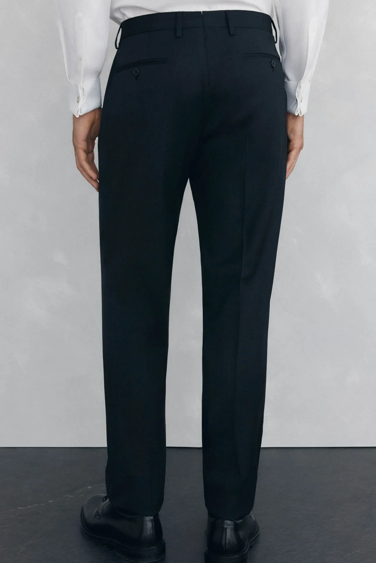 Pantalón liso tailored bi-stretch