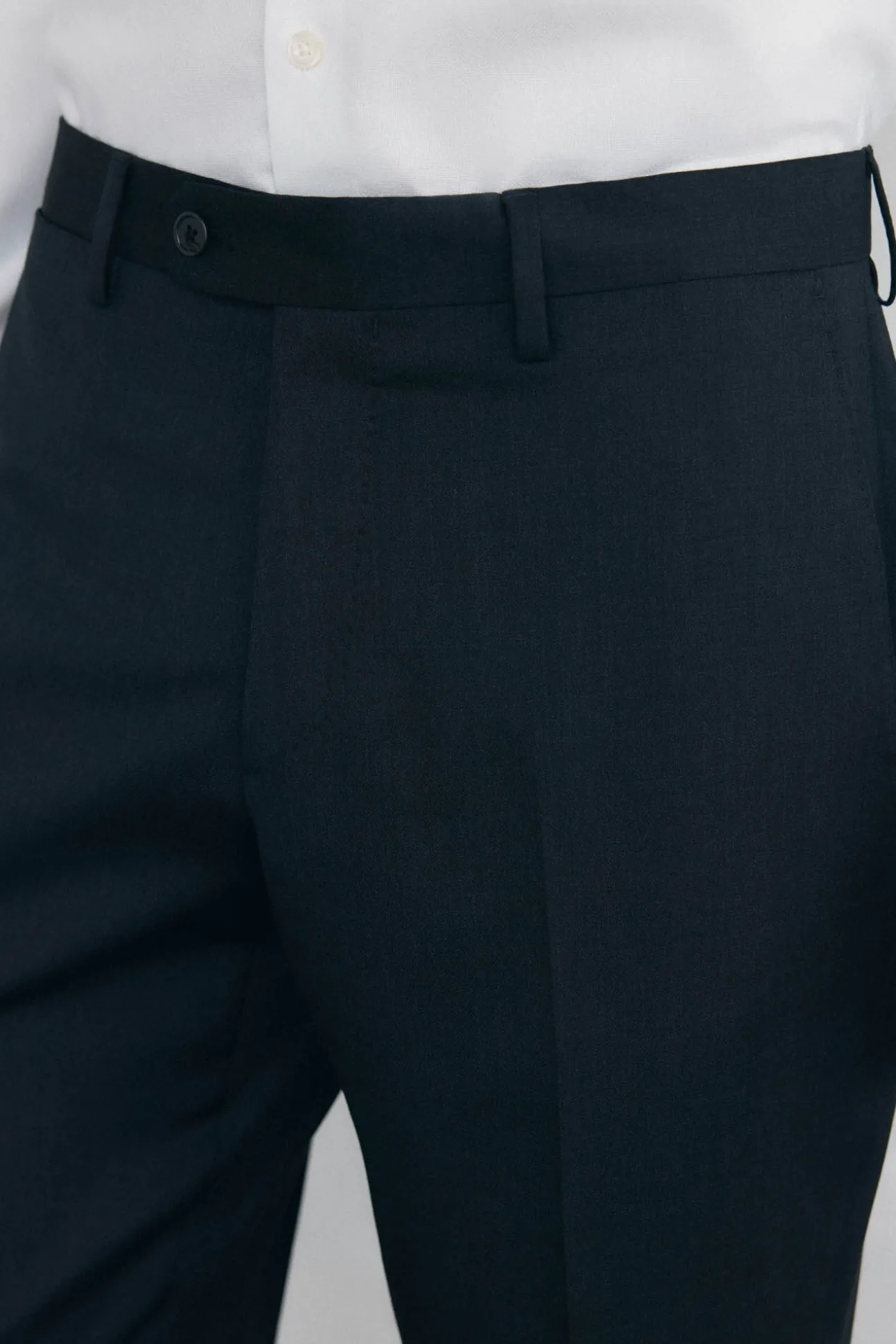 Pantalón liso tailored bi-stretch
