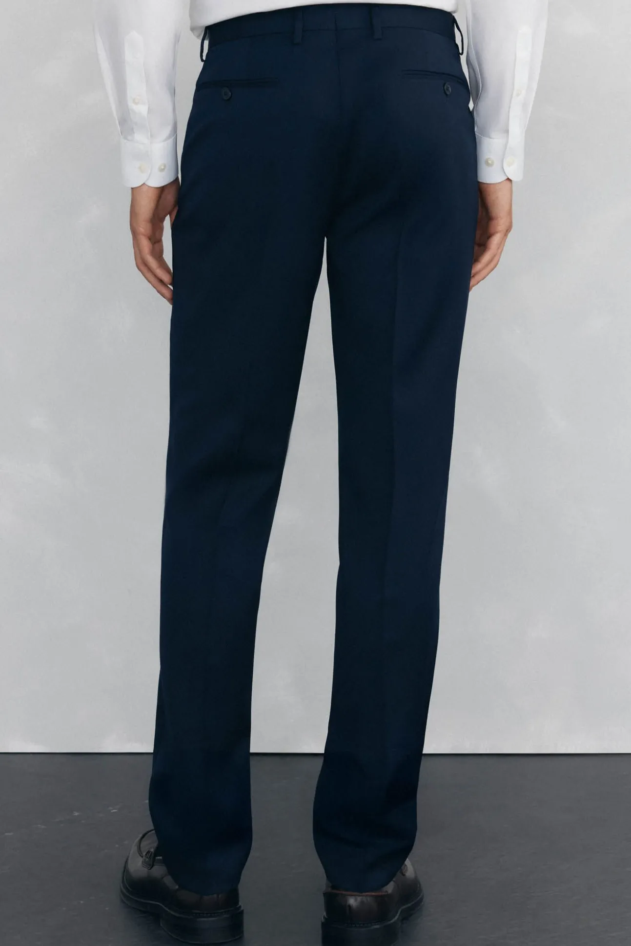 Pantalón liso tailored bi-stretch