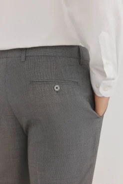 Pantalón ojo de perdiz bi-stretch slim fit