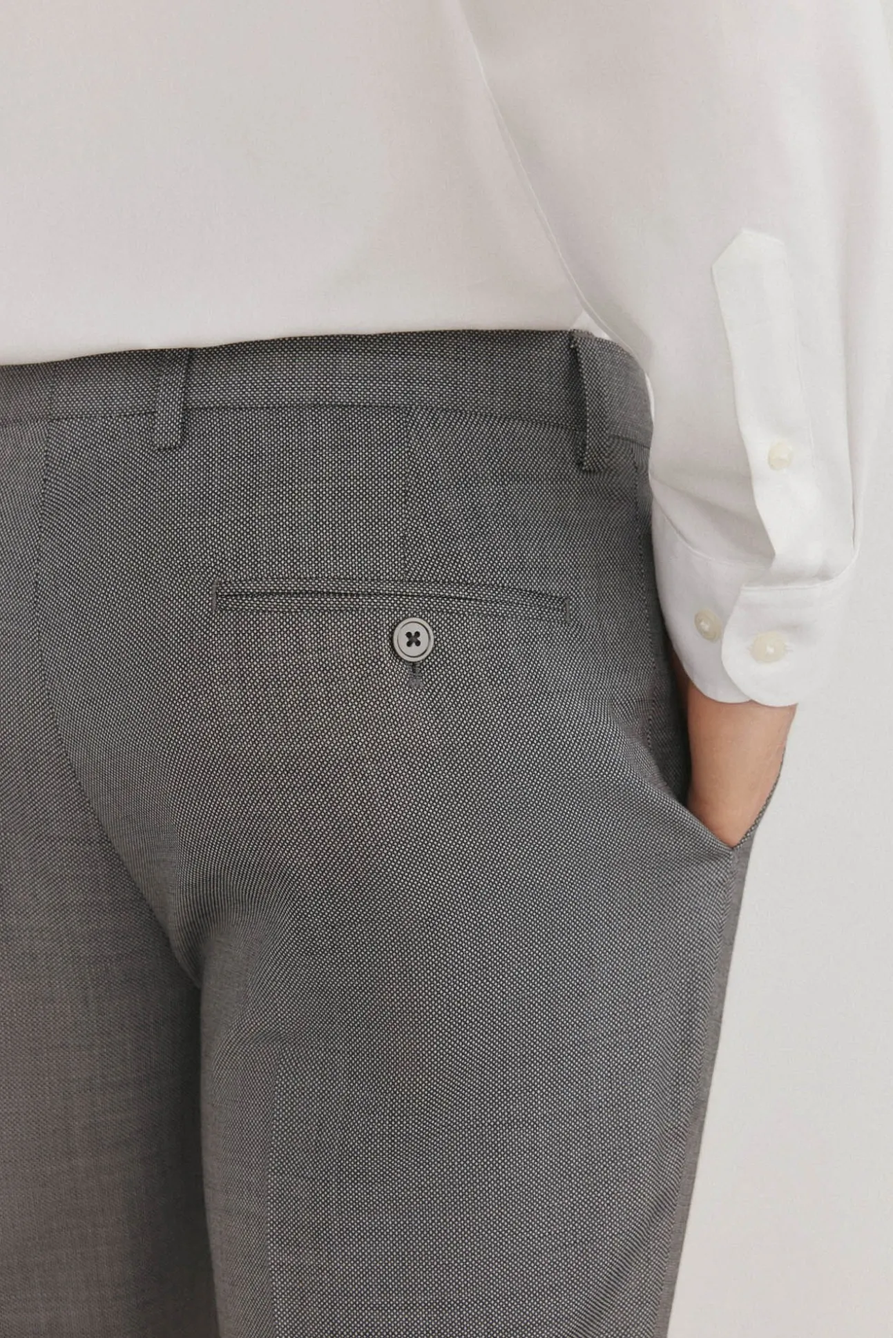 Pantalón ojo de perdiz bi-stretch slim fit