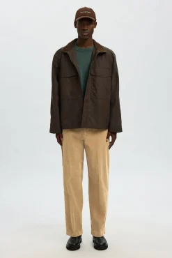 Pantalón pana fit relajado