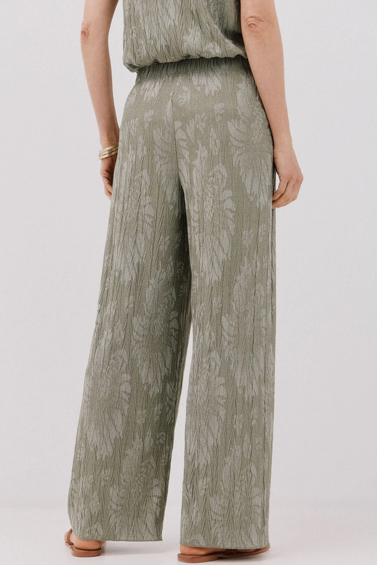 Pantalón punto jacquard