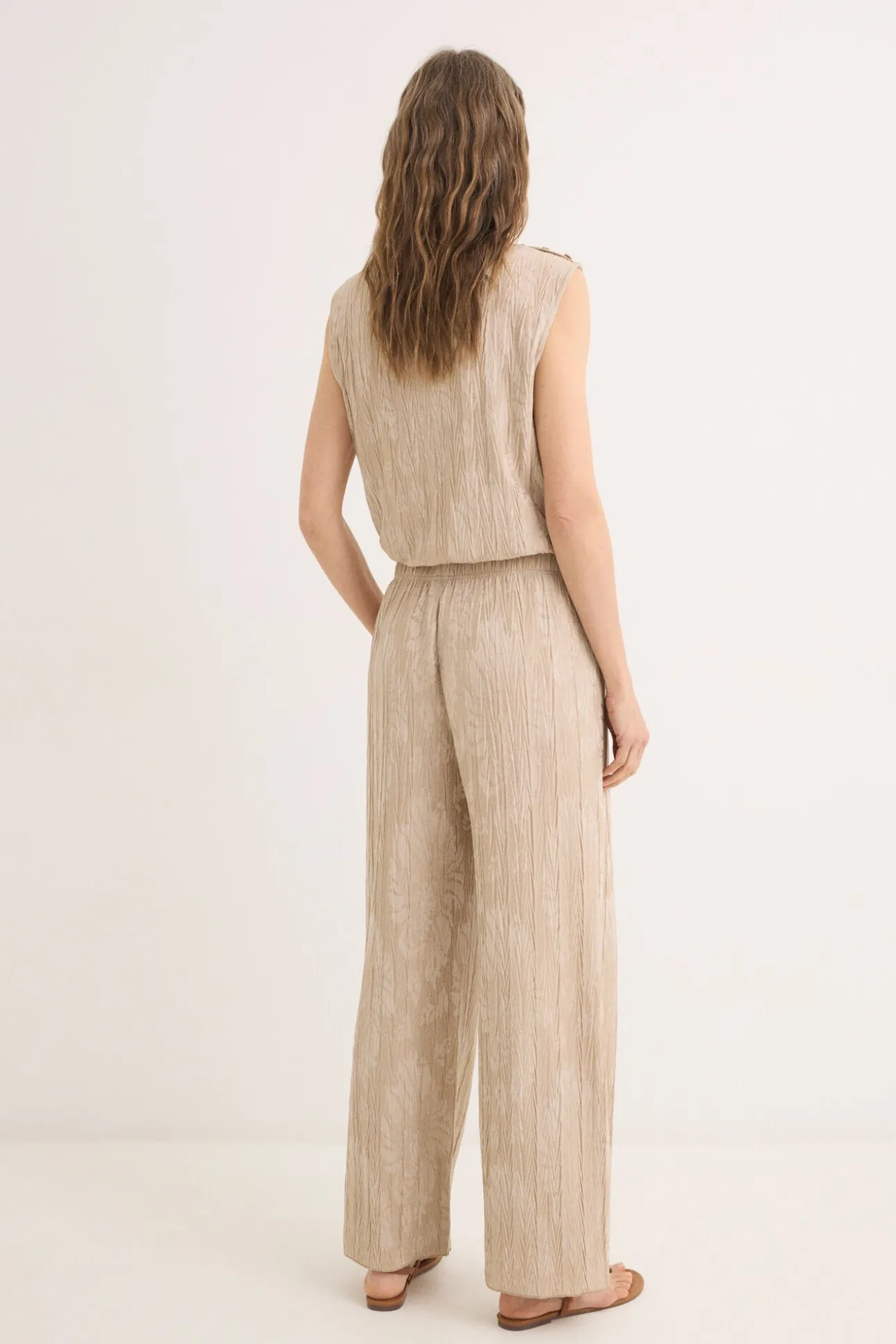 Pantalón punto jacquard