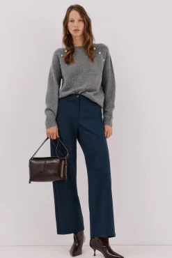 Pantalón punto roma espiga