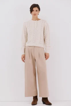 Pantalón sarga lavada