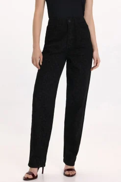 Pantalón vaquero animal print