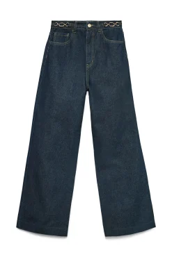 Pantalón vaquero detalle cadena