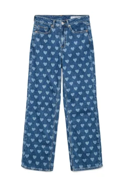 Pantalón vaquero estampado