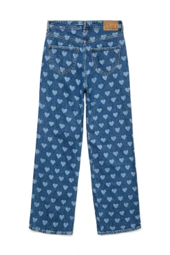 Pantalón vaquero estampado