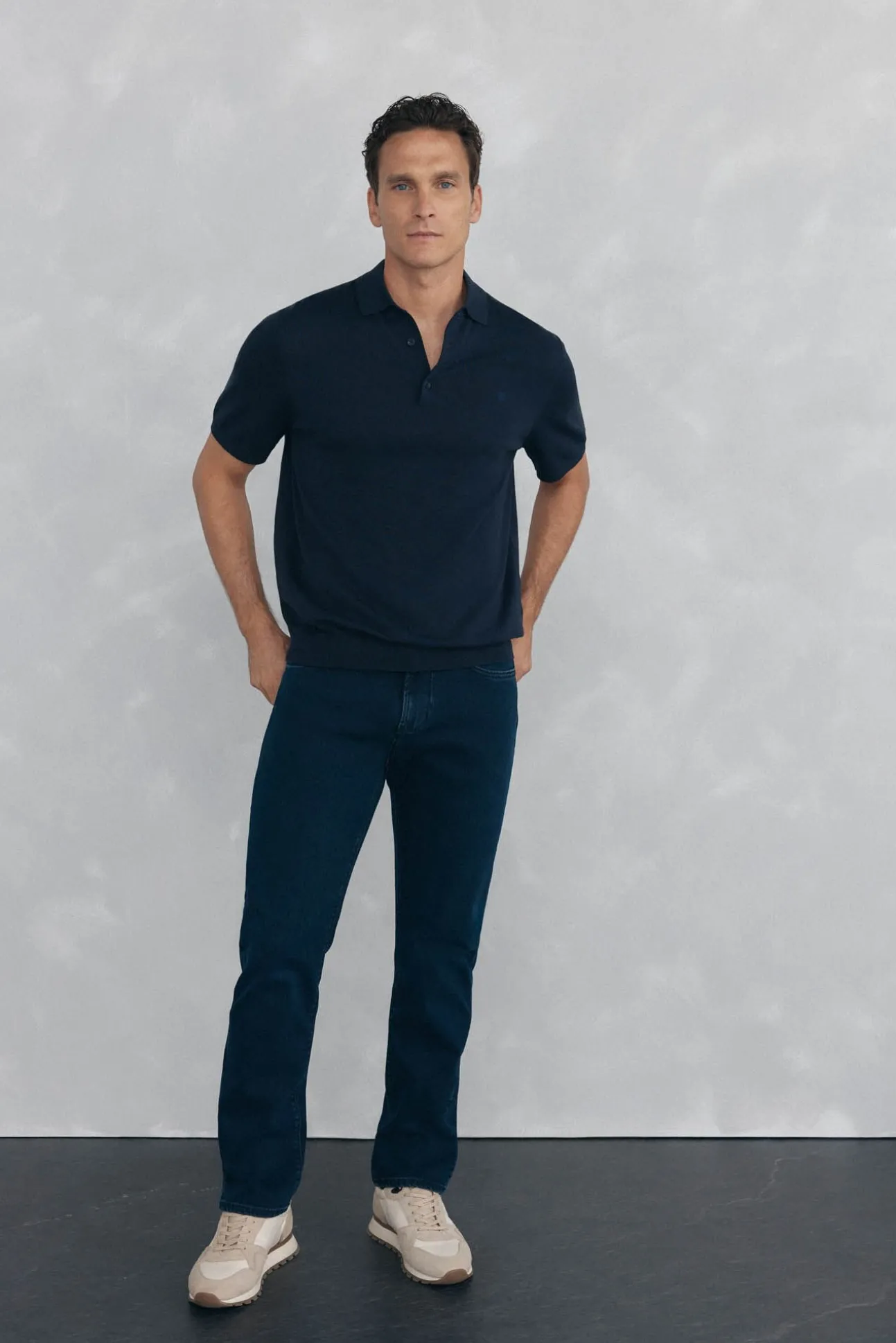 Pantalón vaquero premium flex regular fit