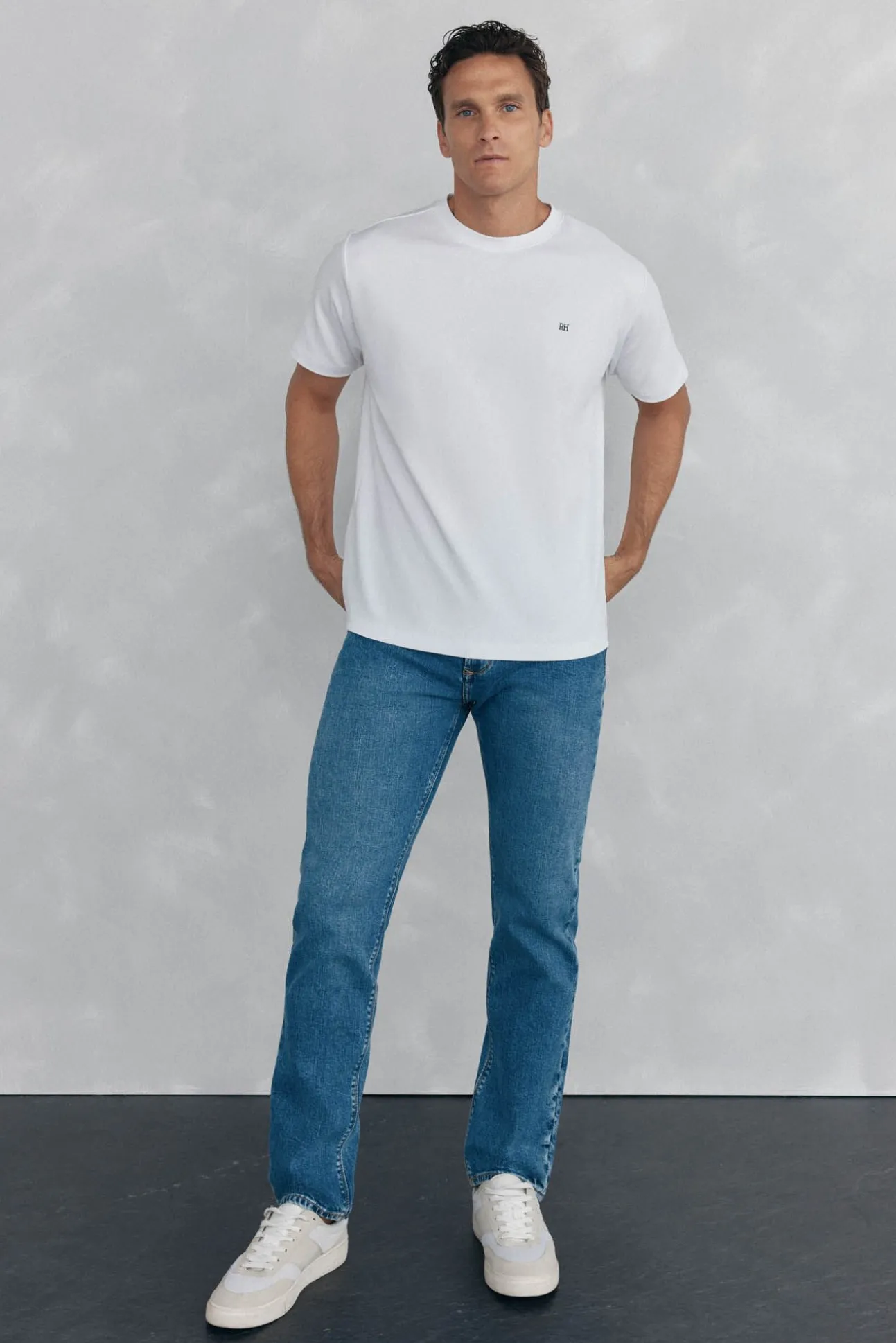 Pantalón vaquero premium flex regular fit
