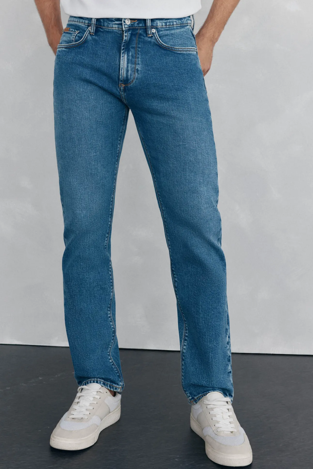 Pantalón vaquero premium flex regular fit