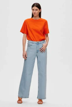 Pantalón vaquero Wide Leg confeccionado con algodón orgánico