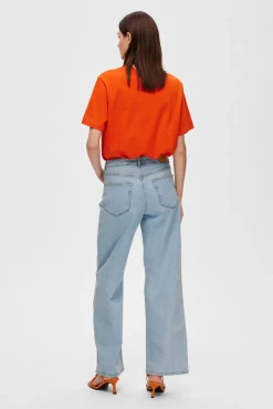 Pantalón vaquero Wide Leg confeccionado con algodón orgánico