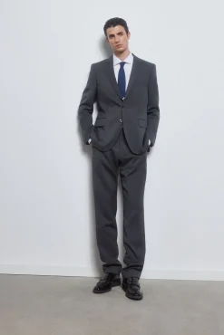 Pantalon liso bi-stretch tailored