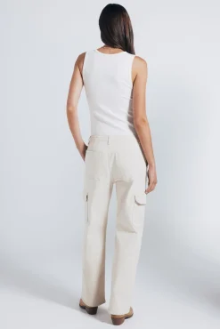 Pantalones cargo algodón