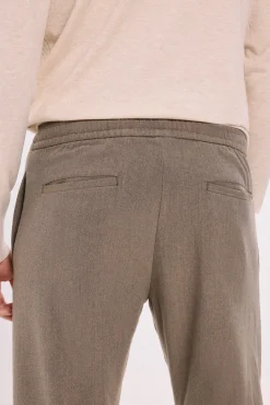 Pantalones clásicos con cintura elástica