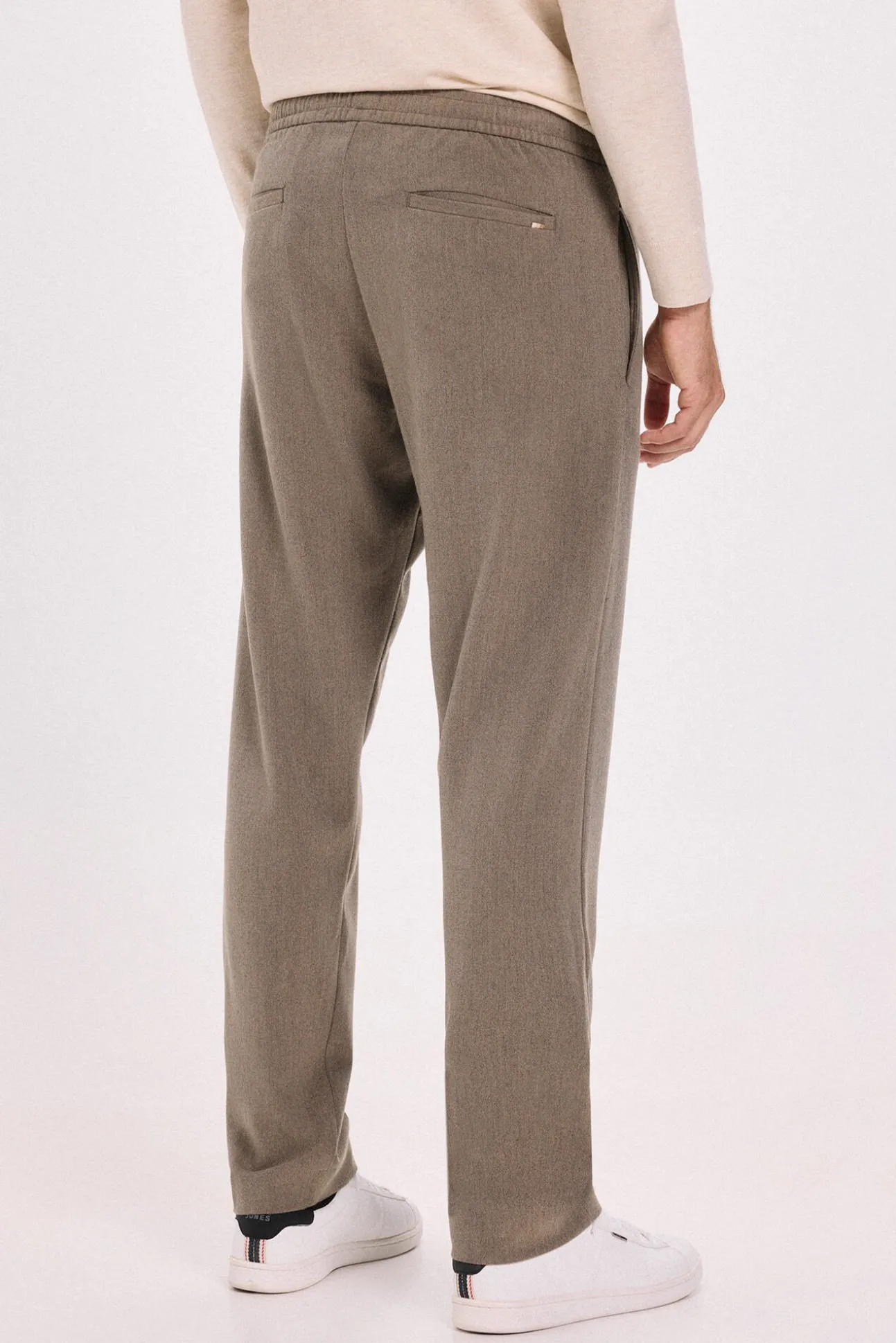 Pantalones clásicos con cintura elástica