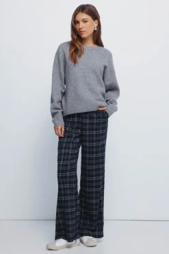 Pantalones jogger cuadros