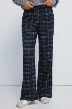 Pantalones jogger cuadros
