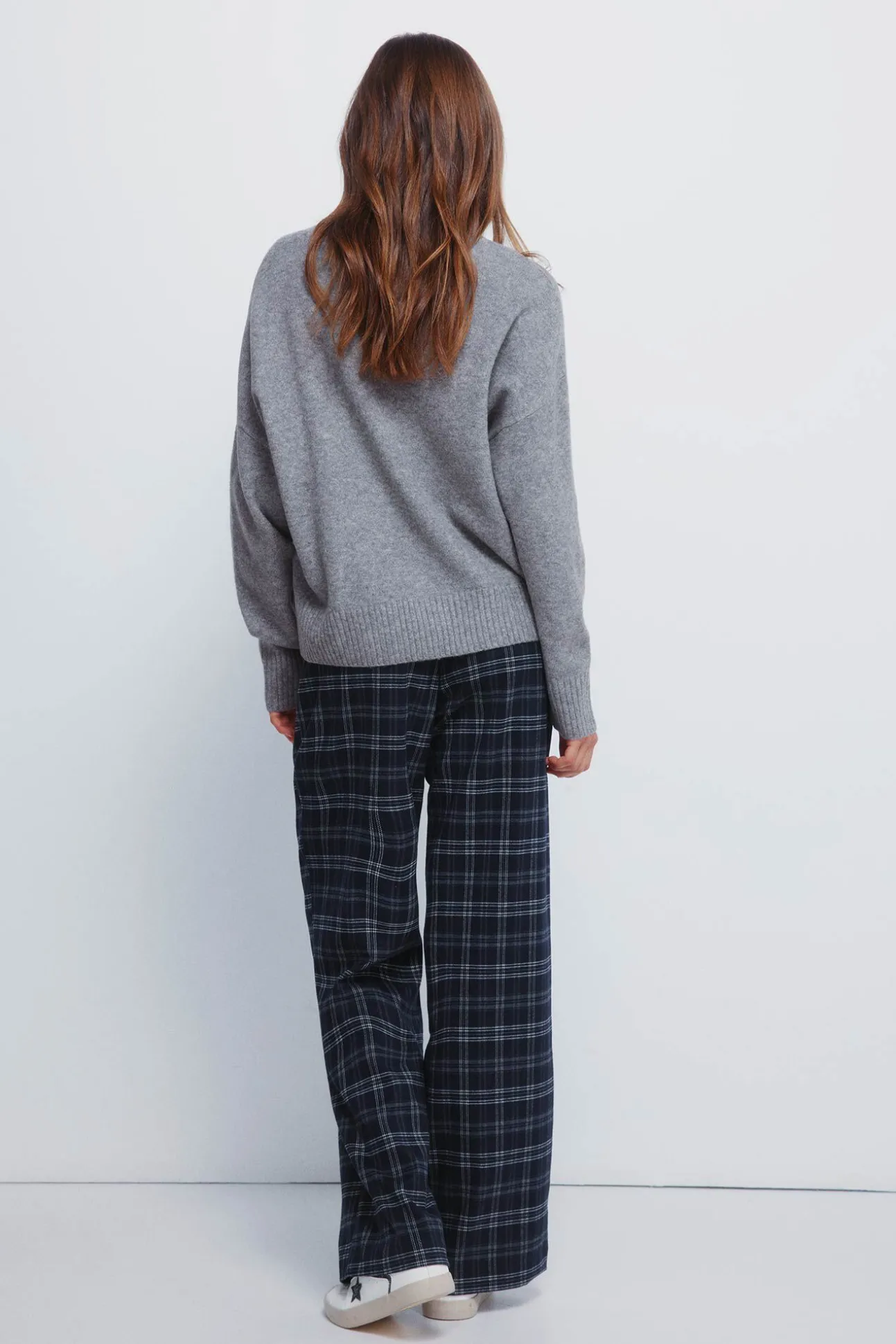 Pantalones jogger cuadros