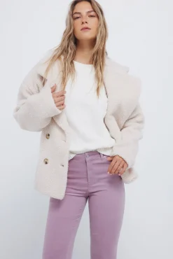 Pantalones pana kick flare