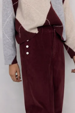 Pantalones pana slim classic