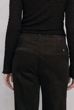 Pantalones pana wide leg classic