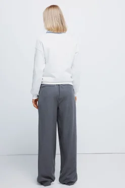 Pantalones pinzas goma cintura