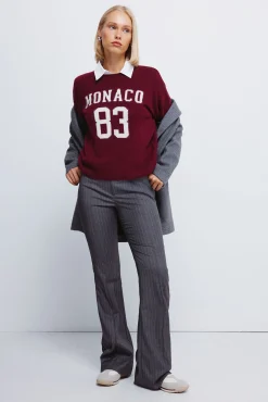 Pantalones rayas flare