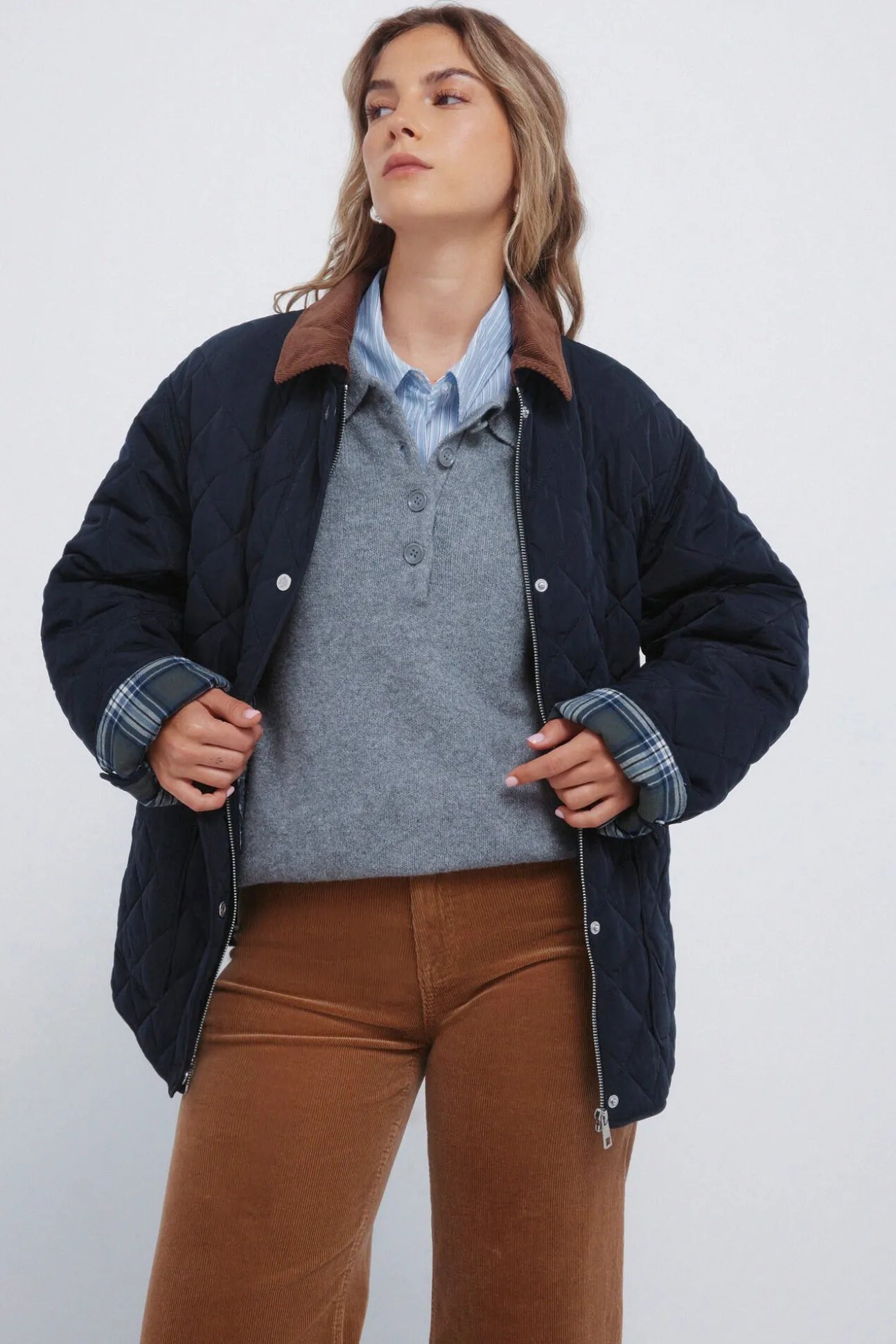 Pantalones sailor pana