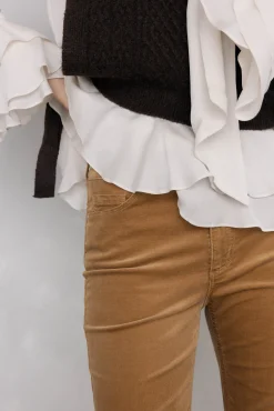 Pantalones terciopelo push up flare