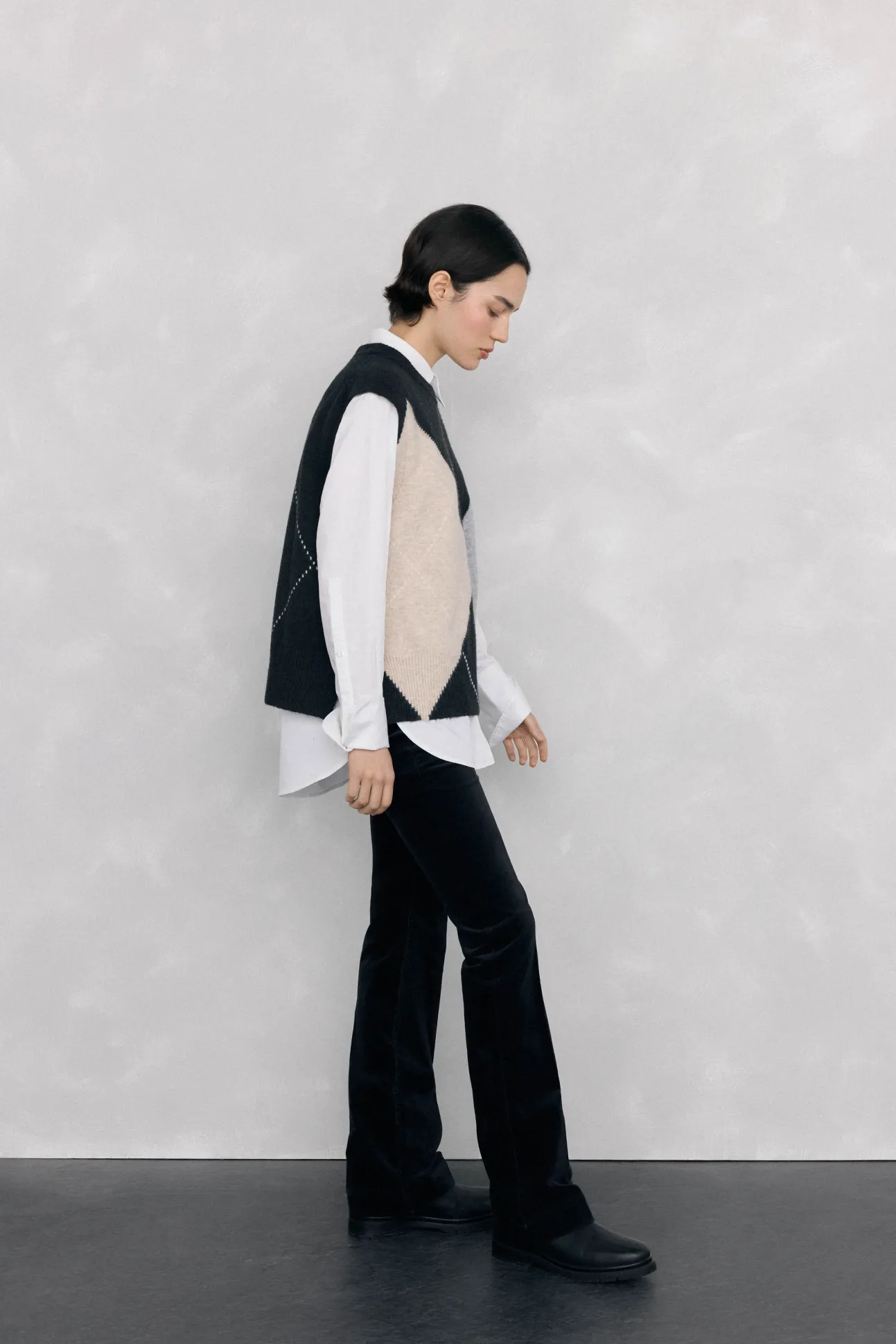 Pantalones terciopelo push up flare