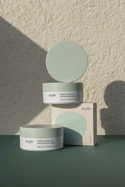 Parches antioxidantes para ojos con cafeína y té verde