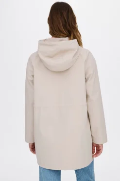 Parka 3/4 con capucha