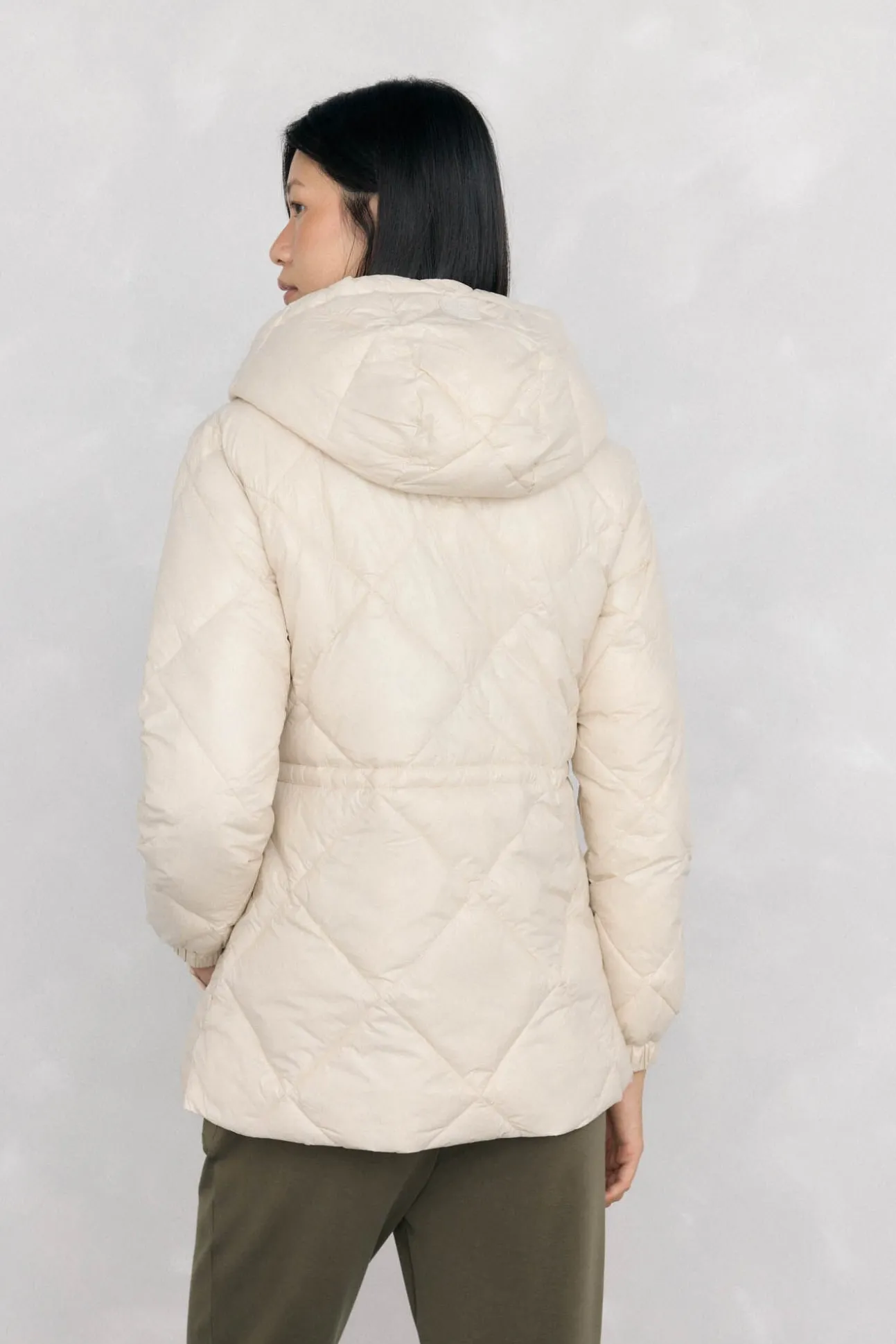 Parka acolchada capucha