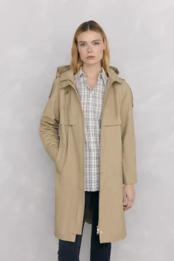 Parka acolchada capucha