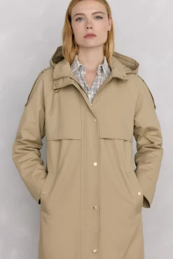 Parka acolchada capucha