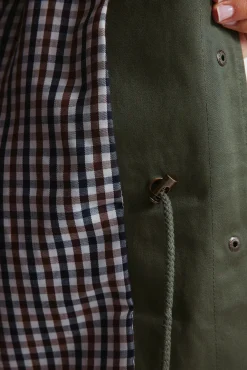 Parka capucha algodón