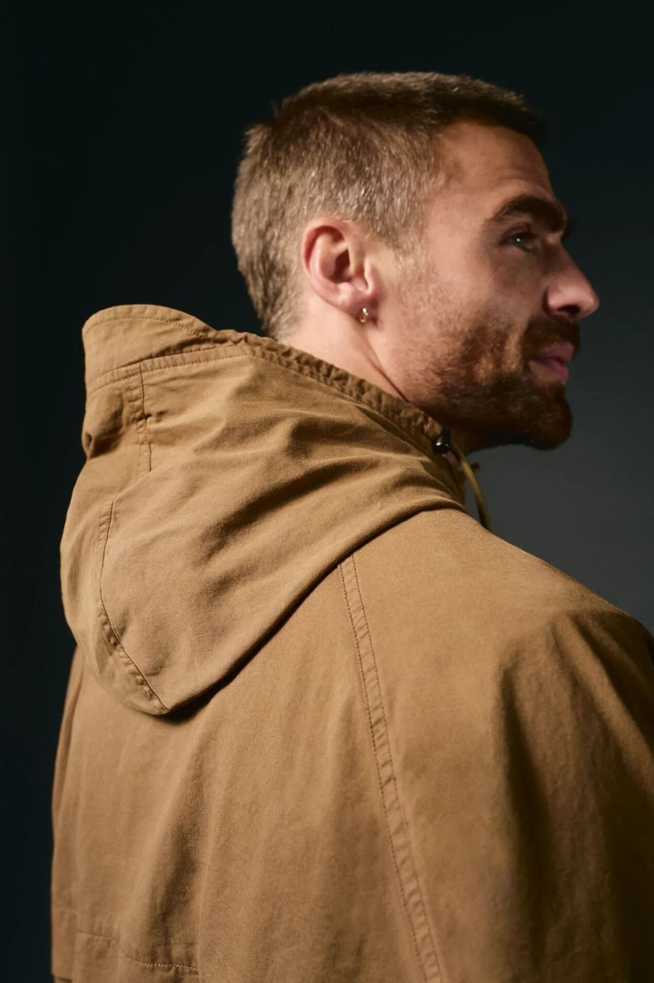 Parka corta algodón