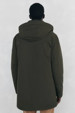 Parka corta capucha