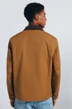 Parka corta cuello pana