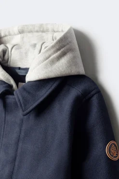 Parka de paño niño