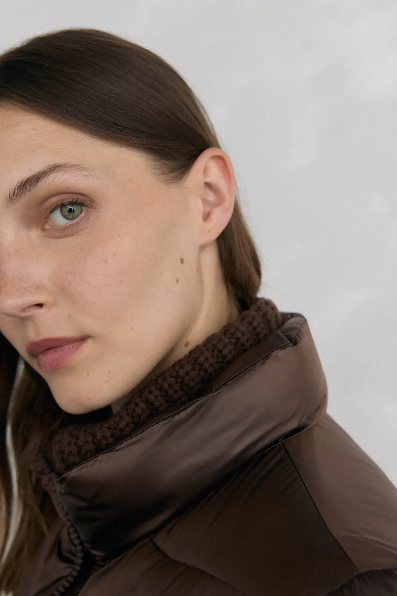 Parka larga acolchada