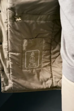 Parka larga acolchada