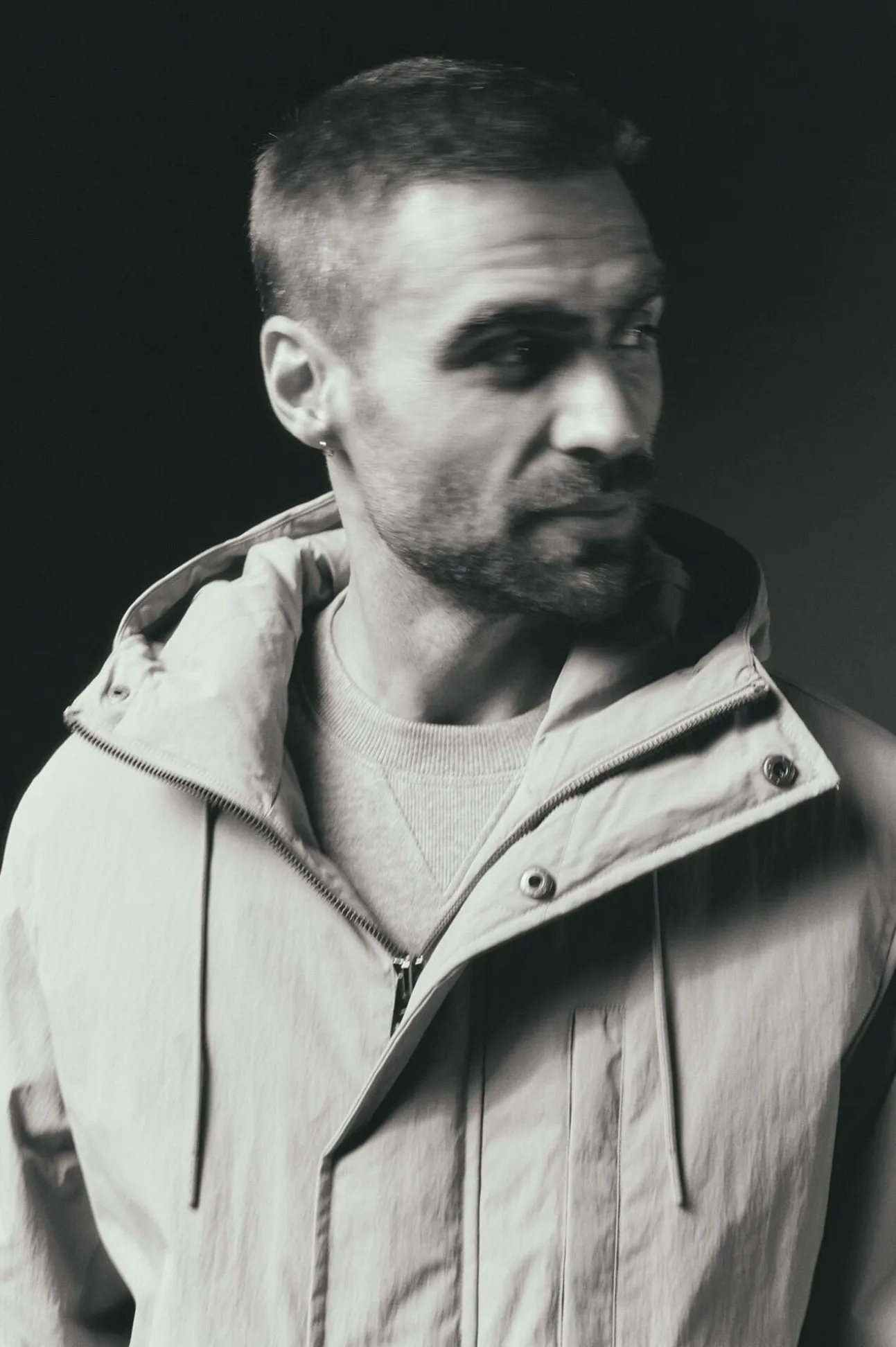 Parka larga acolchada